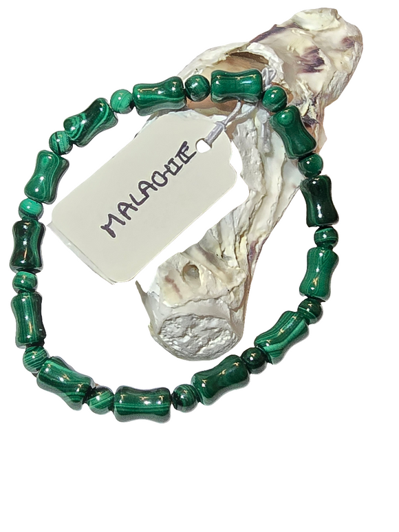 BRACELET EN PIERRES NATURELLES MALACHITE