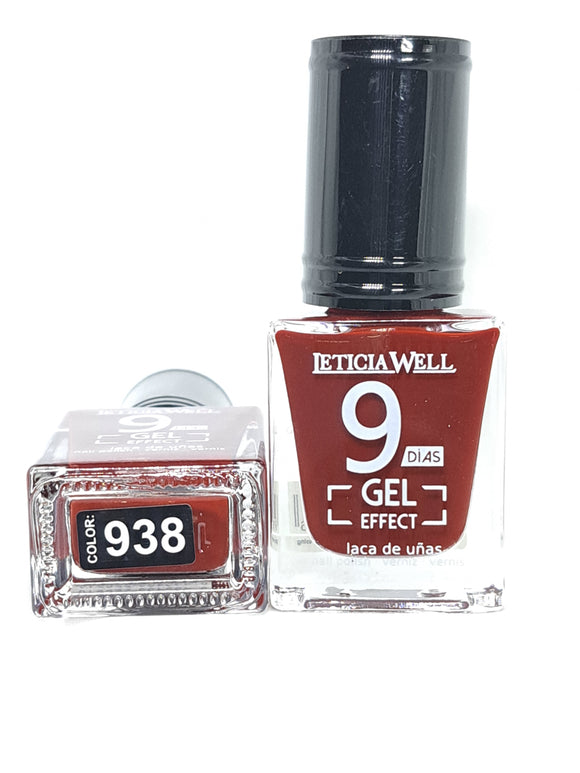 Vernis rouge bordeaux effet gel jusqu'à 9 jours de tenue